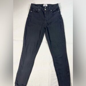 PAIGE Black Stretch Denim Verdugo Ultra Skinny Mid Rise Jeans Size 28 C-2